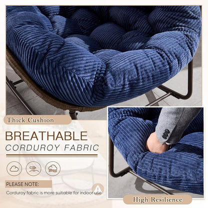Scandinavian Swing: Modern Egg Chair with Cozy Comfort