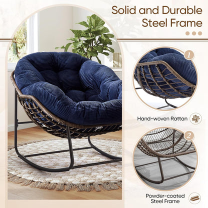 Scandinavian Swing: Modern Egg Chair with Cozy Comfort