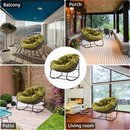 Scandinavian Swing: Modern Egg Chair with Cozy Comfort