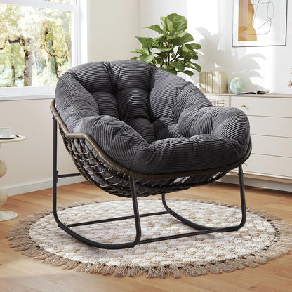 Scandinavian Swing: Modern Egg Chair with Cozy Comfort