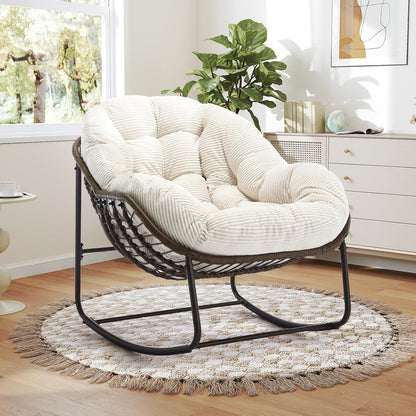 Scandinavian Swing: Modern Egg Chair with Cozy Comfort